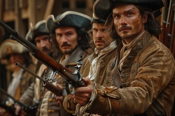 Soldiers of the Spanish Tercios Ready for Battle