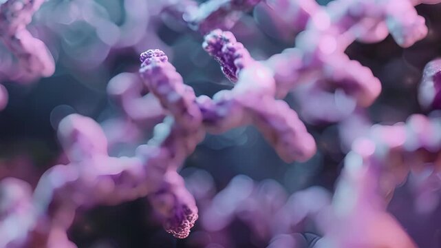 Closeup image of a chromosomes p arm and q arm two distinct regions that contain different types of genes.