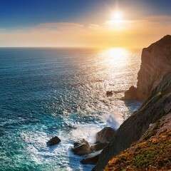 ロマンチックな夕暮れ