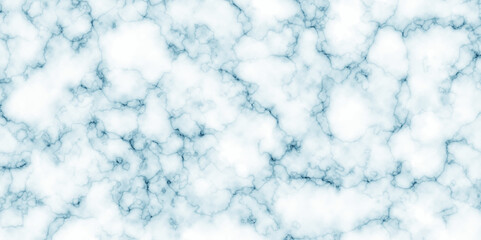 Blue marble texture Panoramic white background. marble stone texture for design. Natural stone Marble white background wall surface blue pattern. White and blue marble texture background.