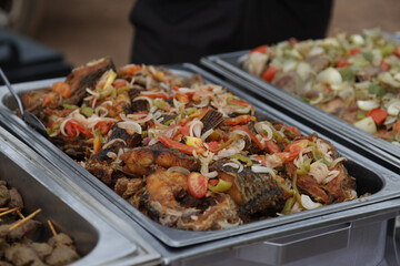 food in the restaurant