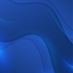 Naklejka premium abstract blue wave background
