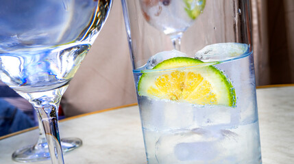 Gin Tonic with Sweet Salty Appetizer