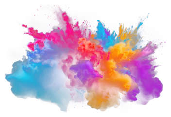 photo of *rainbow powder explosion*, lgbt, isolated on black background --ar 3:2