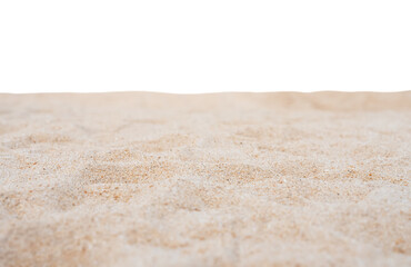 Selective focus Sea sand beach,Isolated yellow sand waves, Light brown Sand dunes surface texture background,Concept element  for summer vibes,Sale, Promotion Banner