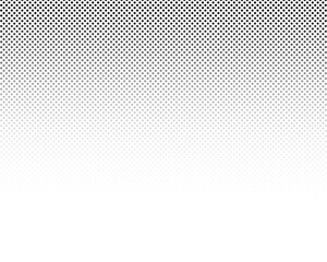 Black gradient halftone fade transparent background.