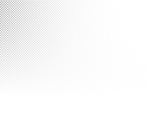 Black gradient halftone fade transparent background.