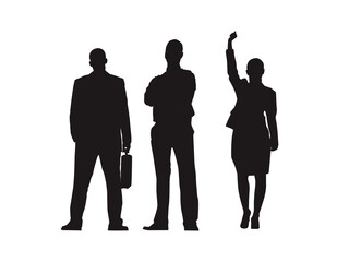 Business people silhouettes
