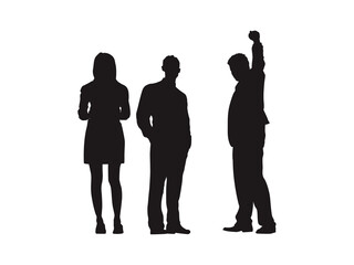 Business people silhouettes
