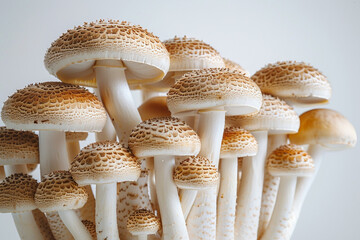 AI generated image of fresh organic ingredient isolated on white color background generative ai