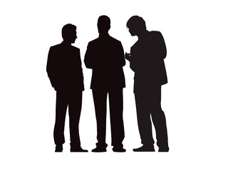 Business people silhouettes
