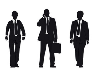 vector silhouette of a male head from side. silhouette of people side view. man. silhouette of face shape from side