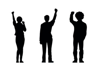 Fototapeta premium vector silhouette of a male head from side. silhouette of people side view. man. silhouette of face shape from side