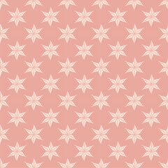 A geometric pattern with interlocking shapes, featuring triangles, squares, and circles in a symmetrical arrangement, ideal for modern designs.