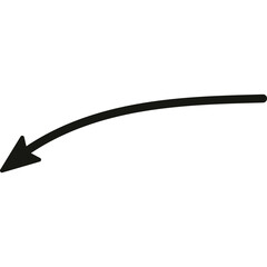 Doodle Arrow Direction, Hand Drawn Arrow Mark Icon