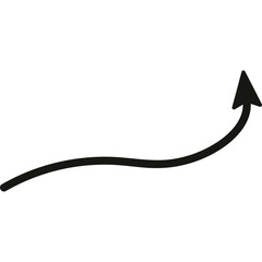 Doodle Arrow Direction, Hand Drawn Arrow Mark Icon