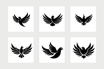 Bird dove icon vector illustration.
