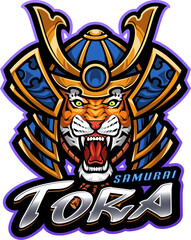 Samurai tora mascot