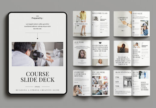 Course Slide Deck Layout