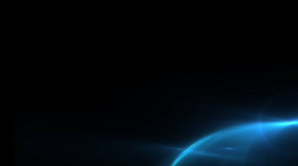 energievoll leuchtender dynamischer Lichtschweif, Energie, Strom, Stärke, kraftvoll, schnelles Internet, Licht, Technologie, Wissenschaft, blau