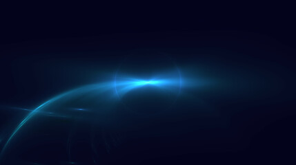 energievoll leuchtender dynamischer Lichtschweif, Energie, Strom, Stärke, kraftvoll, schnelles Internet, Licht, Technologie, Wissenschaft, blau
