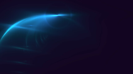 energievoll leuchtender dynamischer Lichtschweif, Energie, Strom, Stärke, kraftvoll, schnelles Internet, Licht, Technologie, Wissenschaft, blau