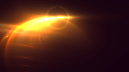 energievoll leuchtender dynamischer Lichtschweif, Energie, Strom, Stärke, kraftvoll, schnelles Internet, Licht, Technologie, Wissenschaft, gelbb