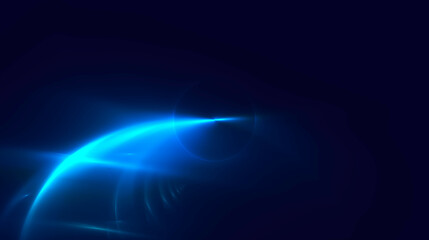 energievoll leuchtender dynamischer Lichtschweif, Energie, Strom, Stärke, kraftvoll, schnelles Internet, Licht, Technologie, Wissenschaft, schwarz, blau
