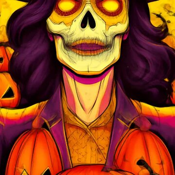 halloween, characters in masks