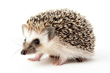 Obraz premium Hedgehog Portrait with Sharp Spikes