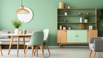 Modern Living Room with a Hint of Nature