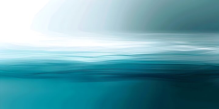 Serene Abstract Teal to White Gradient Background for Elegant Product Presentation