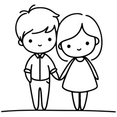 Happy couple in love hugging outdoors