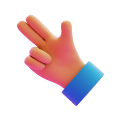 Obraz premium shooting hand gesture