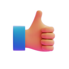 thumb up hand gesture