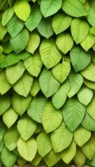 Naklejka premium Green Plant Flower Leaves Illustration For Background or Pattern
