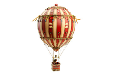Fototapeta premium Vintage Hot Air Balloon Illustration