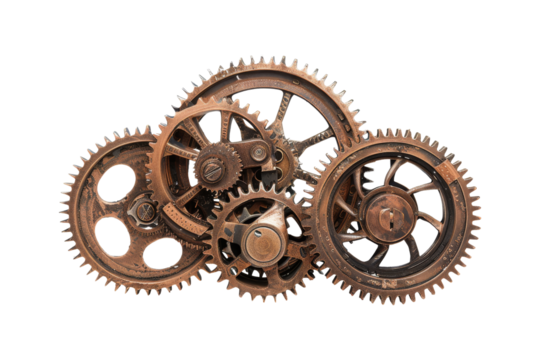 Cogwheels, Gears, Mechanism, Teamwork