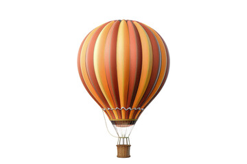 Obraz premium Hot Air Balloon isolated on white background
