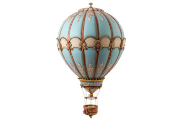 Obraz premium Ornate Vintage Hot Air Balloon with Gold Accents