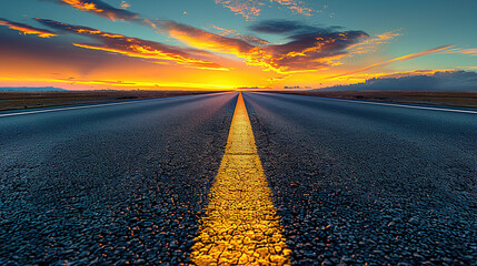 A tarmac under a dramatic sky