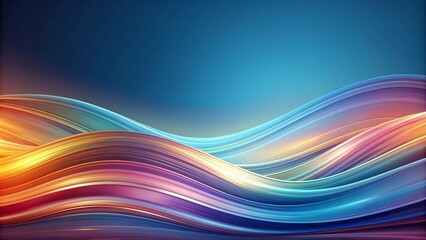 Abstract wavy background with flowing waves, abstract, background, waves, design, flowing, dynamic, motion, water, blue, texture