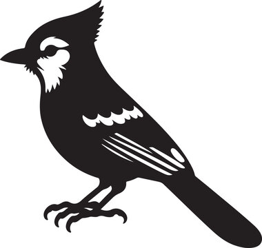 recommend clip art: blue jay bird vector silhouette