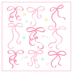 Coquette Simple Ribbon Bow Aesthetic