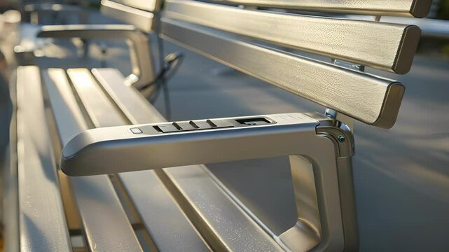 A spacesaving solution these benches eliminate the need for additional power outlets and reduce the clutter of cords and adapters in public spaces.