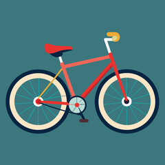 Fototapeta premium Picture of bicycle vector