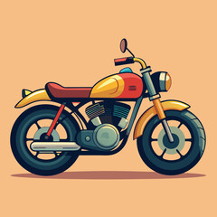 Fototapeta premium retro motorcycle design