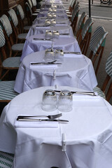 Terrasse de restaurant à Paris