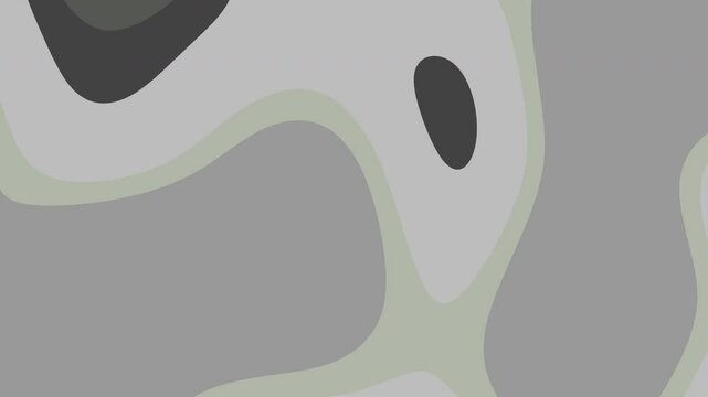 Grey background video animated is like an abstract paint liquid with soft movements, perfect for color education and visual arts or digital business