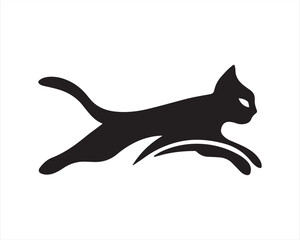 Cat logo design icon symbol vector illustration